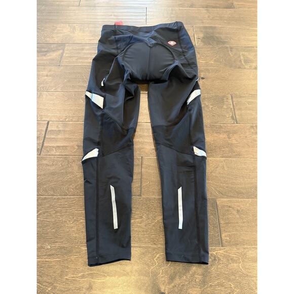 SANTIC Mens Black Pullover Padded Cycling Reflective Pants Size L LARGE - Picture 3 of 10